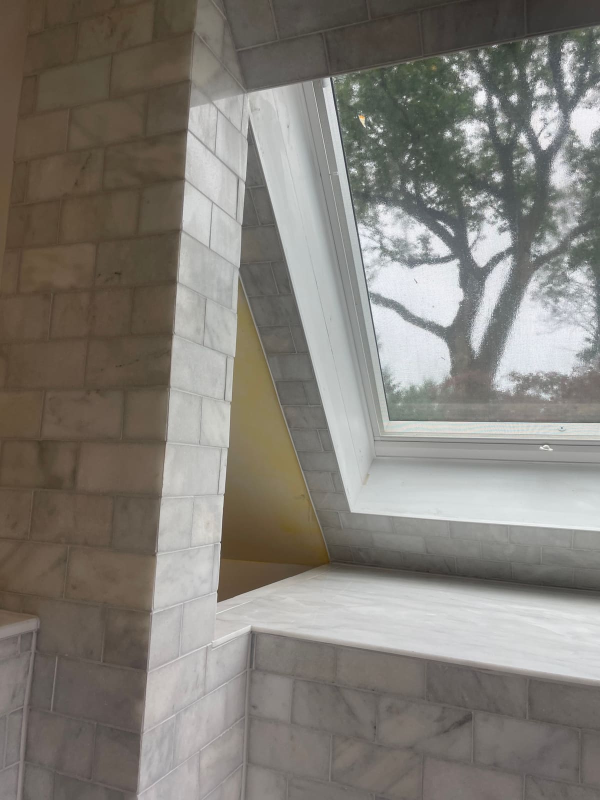 Carrara marble master bath — photo 6