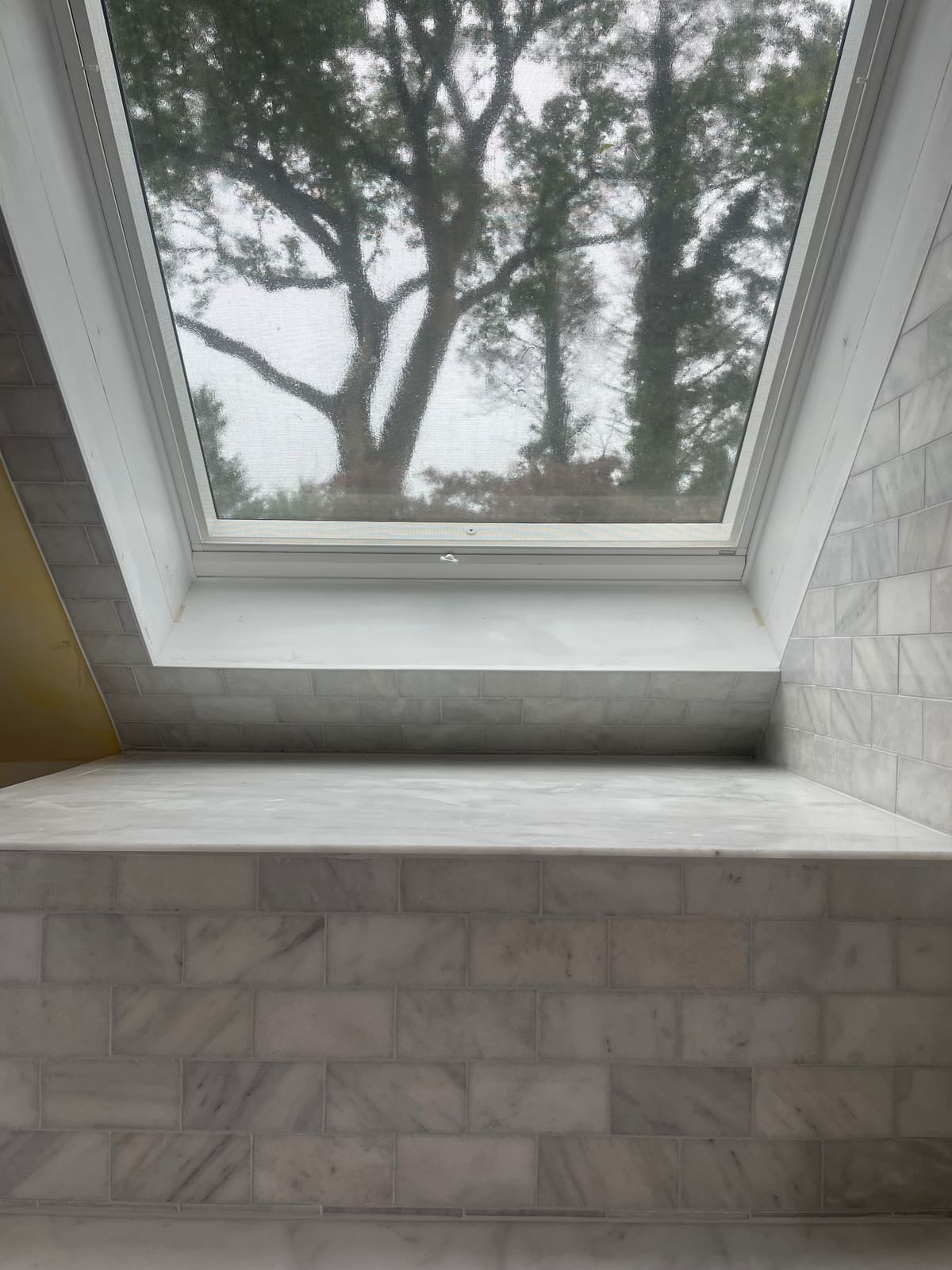 Carrara marble master bath — photo 8