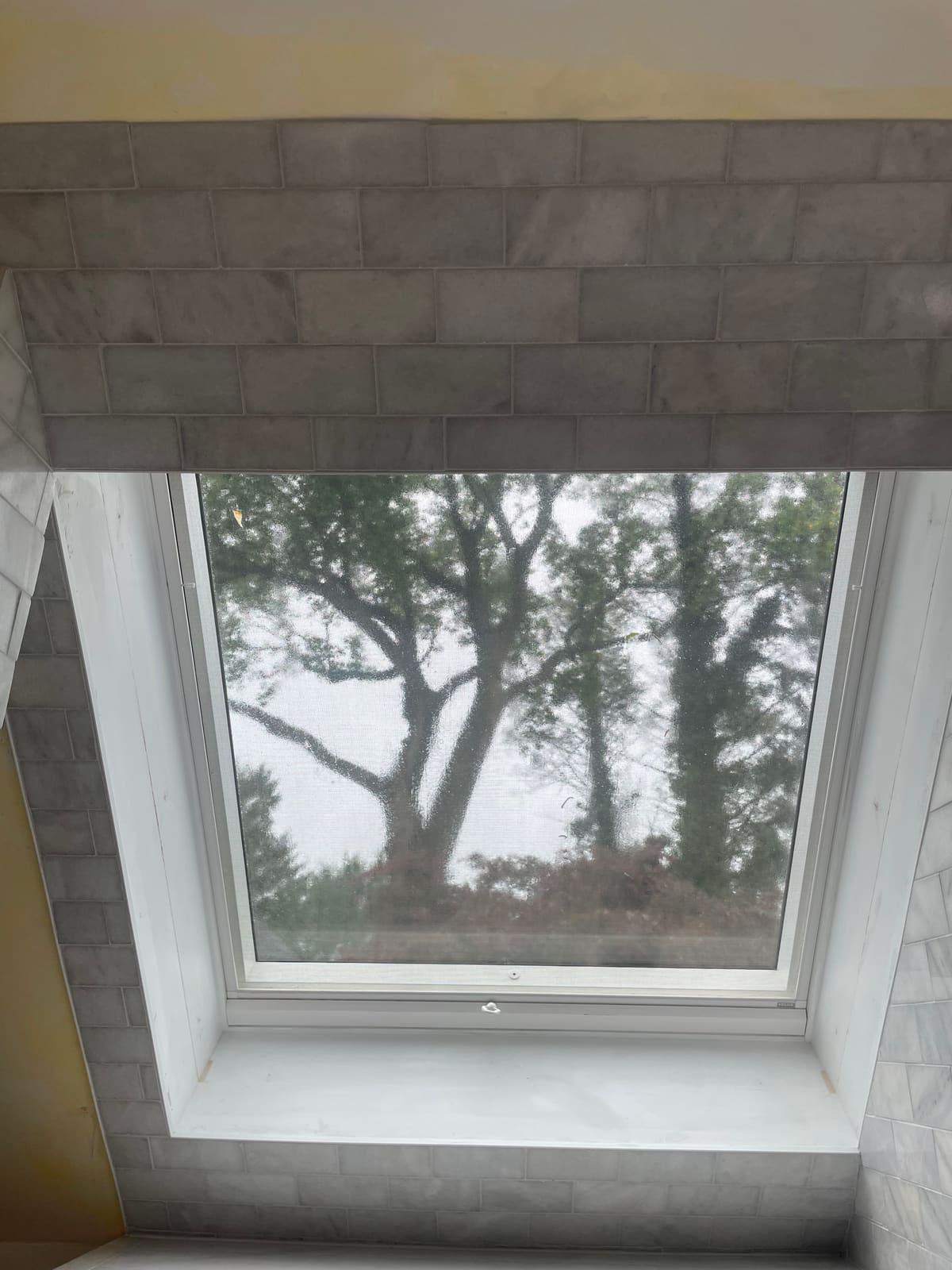 Carrara marble master bath — photo 9