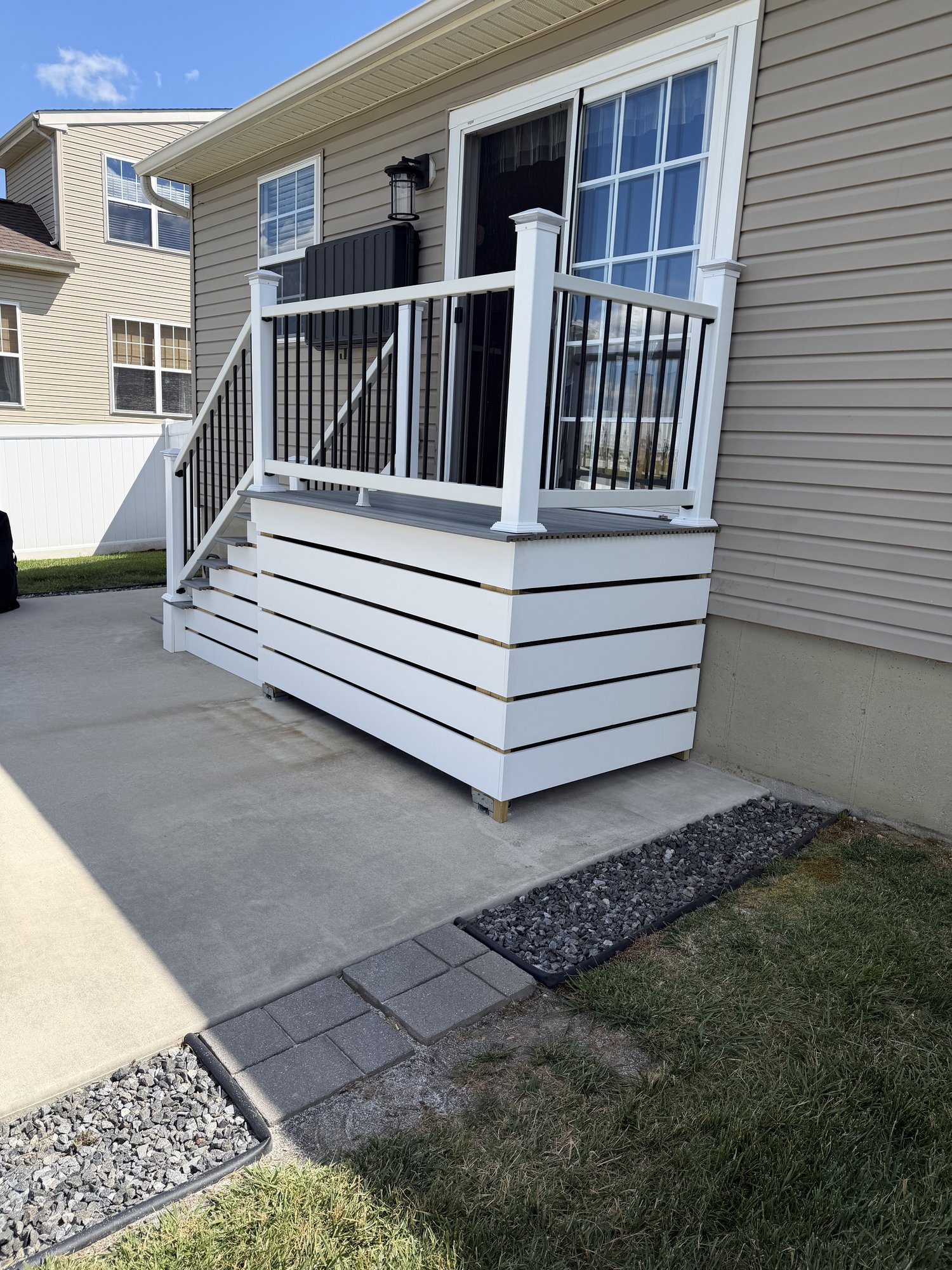 Composite porch & steps